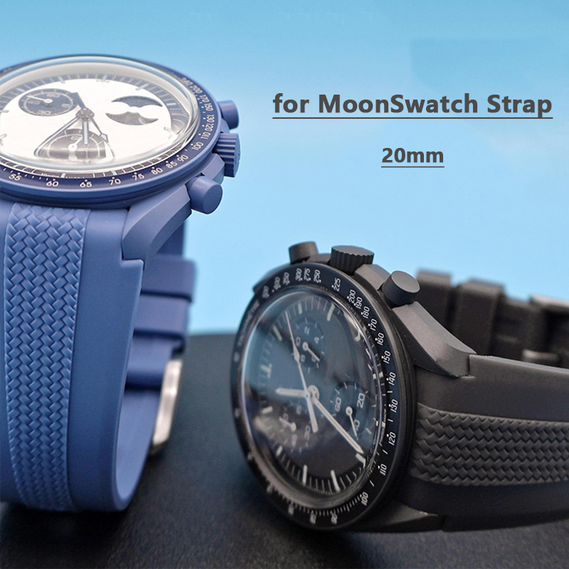 Omega Watch Speedmaster - Cinturino in caucciù per Swatch X