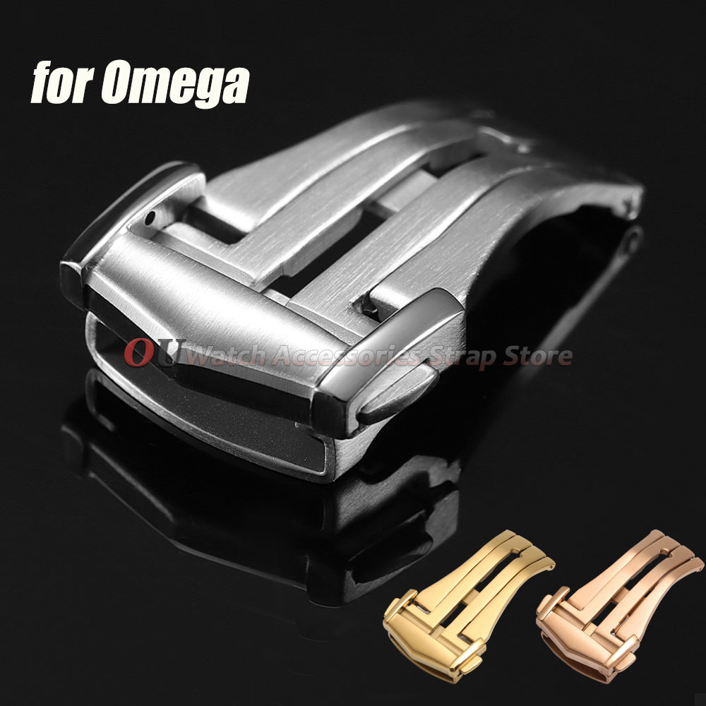 Omega Watch Seamaster - Fibbia di Ricambio Pieghevole in Acciaio