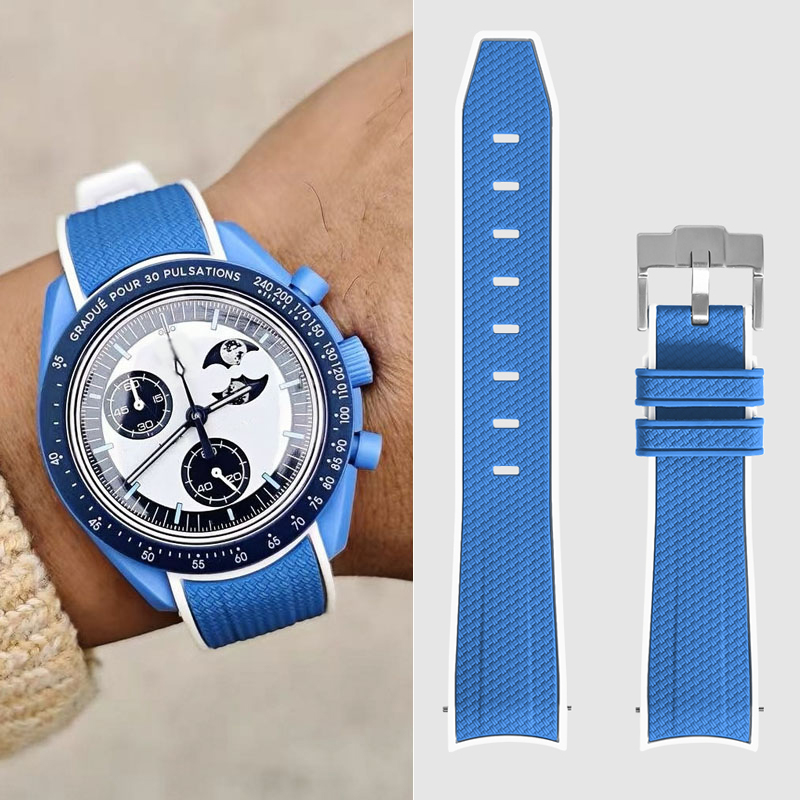 Omega Watch Speedmaster - Per Omega Swatch 20mm Curva cinturino