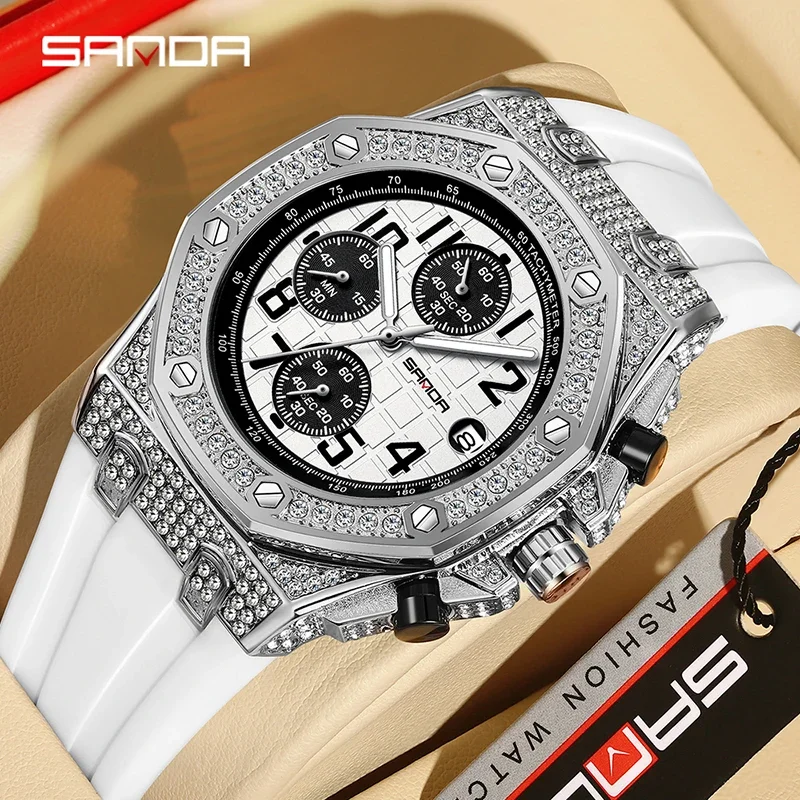 Tropic Strap Vintage - Orologio da uomo SANDA 7026 al