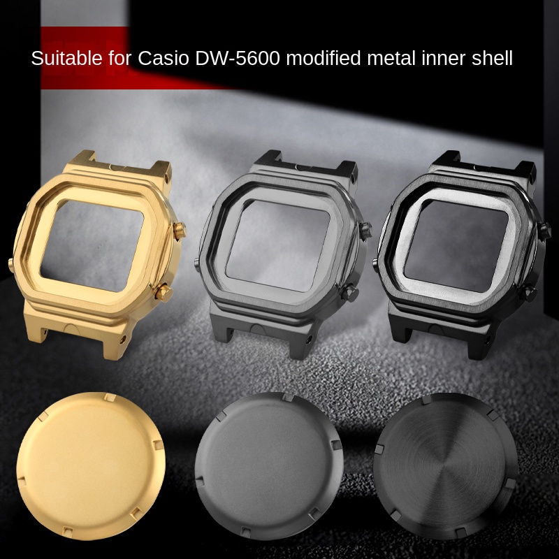 Casio Watch G-Shock Dw-5600 - Custodia interna in acciaio inossidabile per