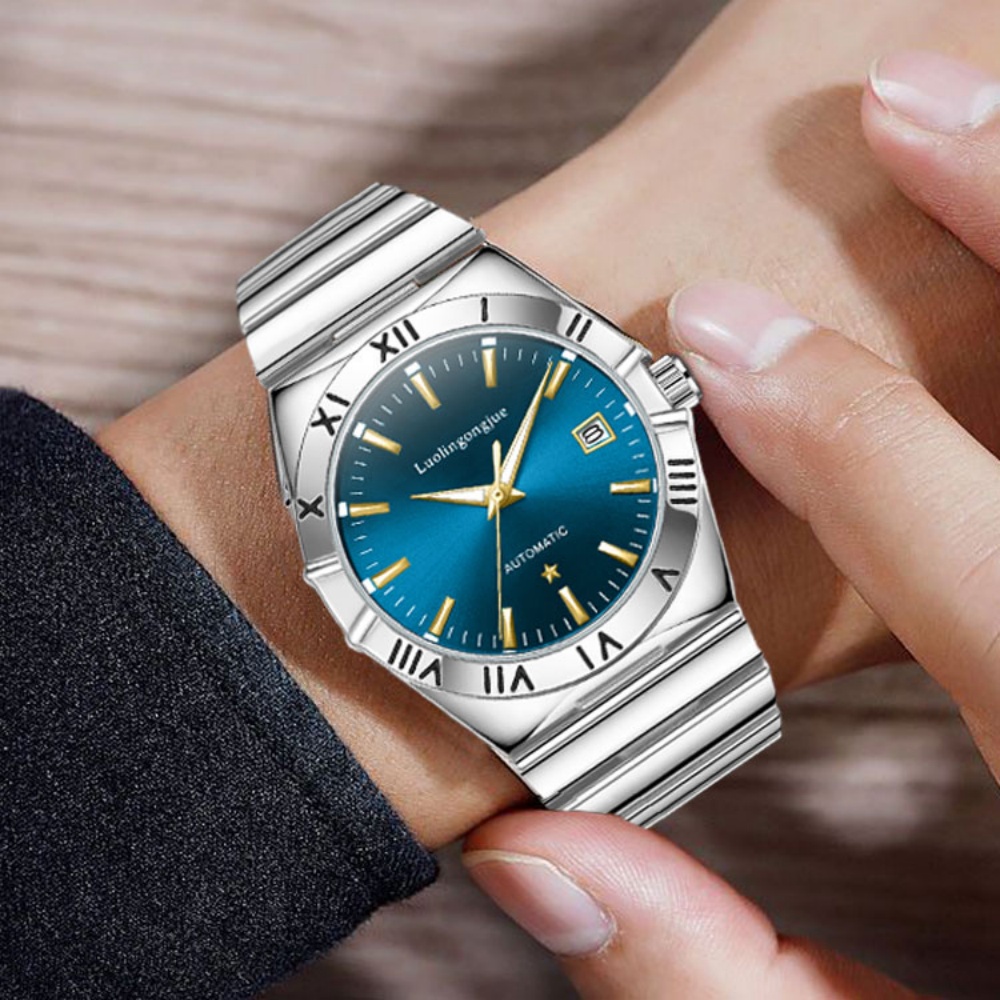 Butterfly Clasp Deployant - Orologio da Uomo Casual Elegante di