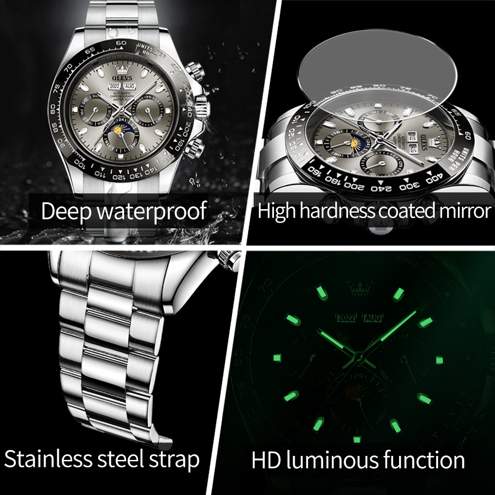 OLEVS 6654 Orologio da uomo di - Seiko Watch Presage recensione e prezzo