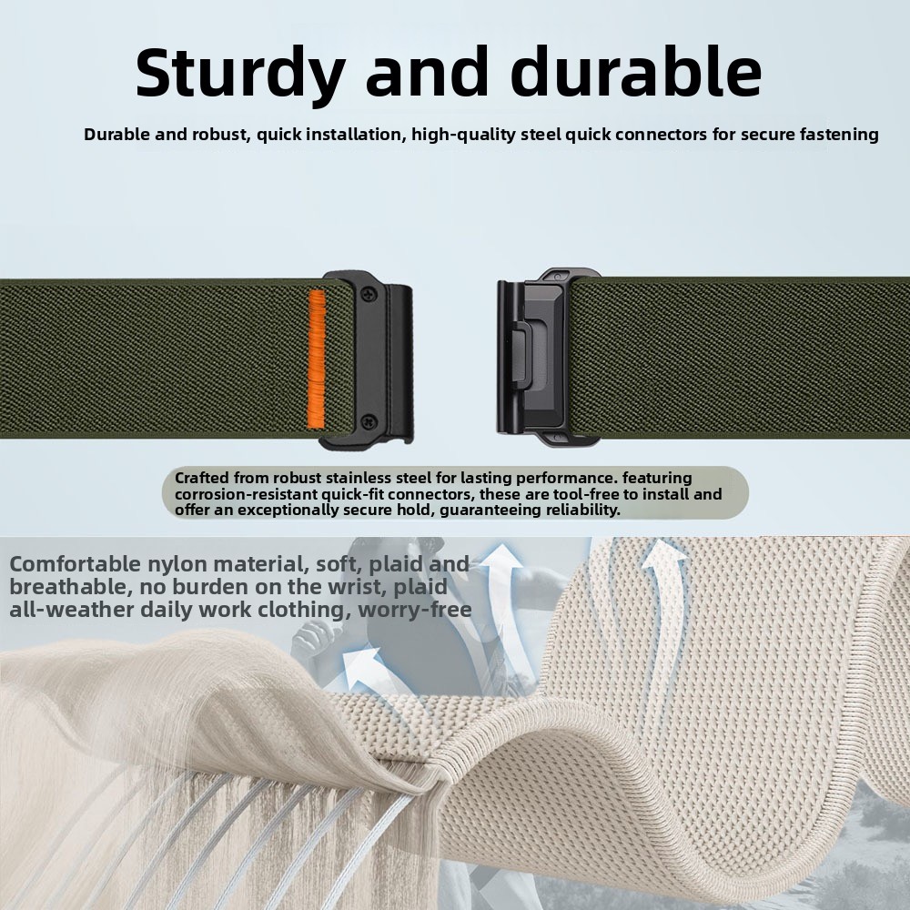 Cinturino elastico in nylon da - Parachute Strap Elastic recensione e prezzo
