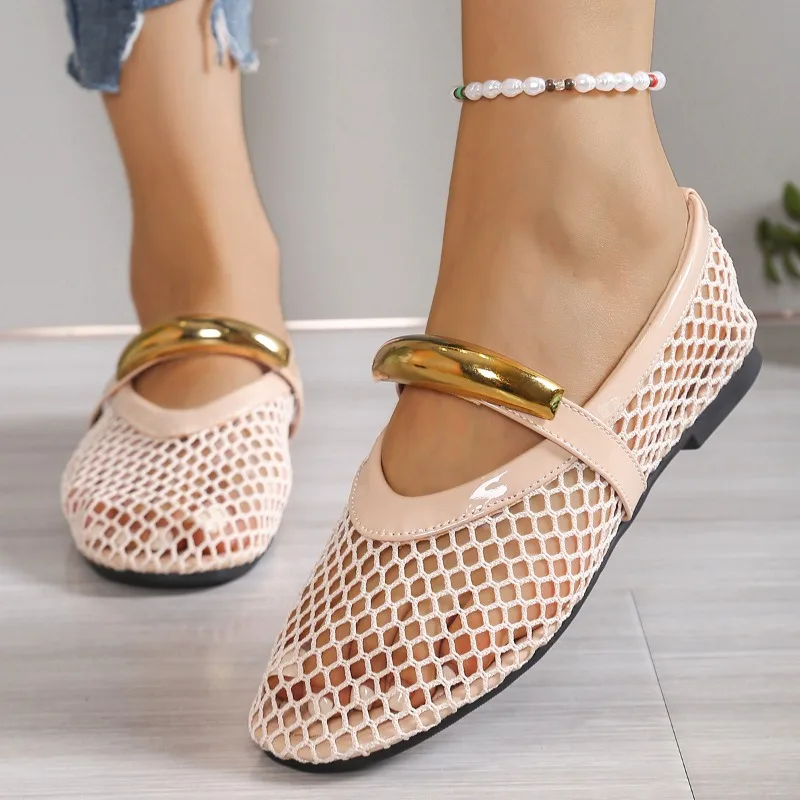 Sandali da donna estivi traspi - Mesh Strap Metal recensione e prezzo
