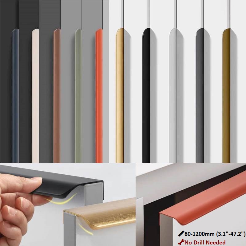 Maniglie per mobili invisibili - Curved Spring Bar recensione e prezzo
