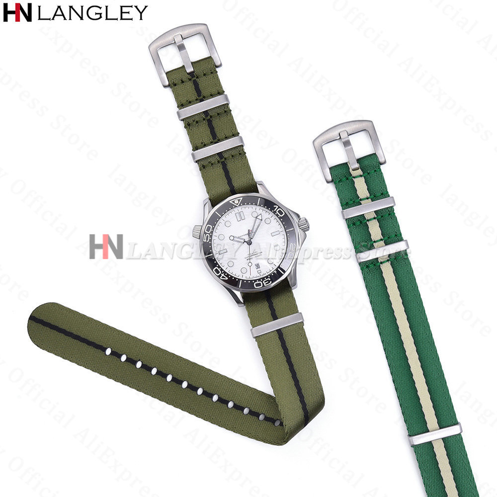 Cinturino in nylon 18mm 20mm 2 - Omega Watch Seamaster recensione e prezzo